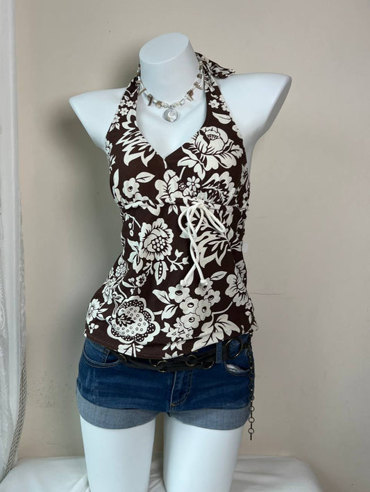 Cuffed Low Rise Shorts