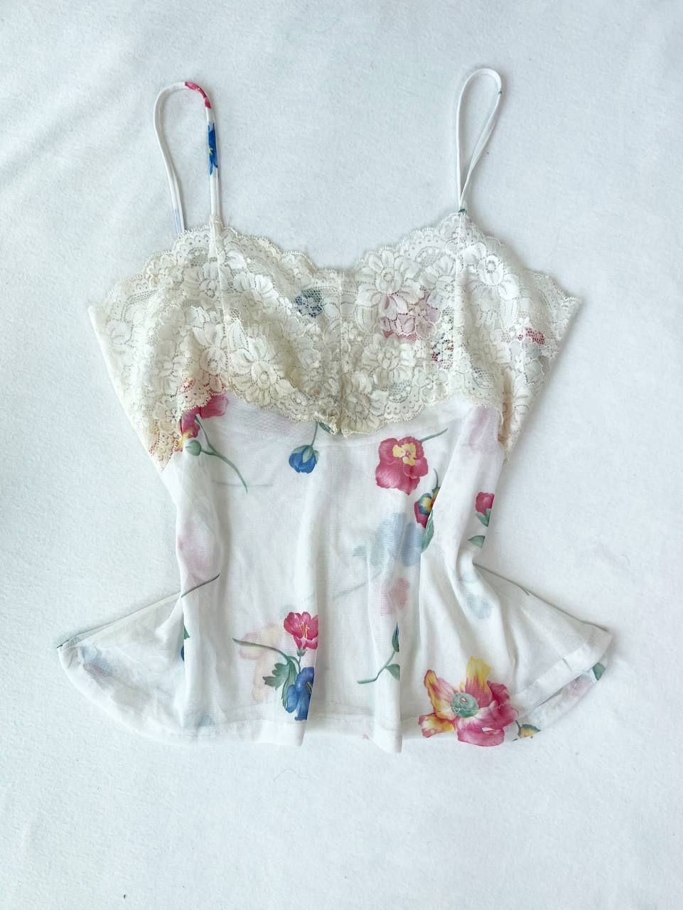 Mesh Lace Bust Cami
