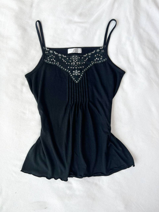 Beaded Neckline Cami