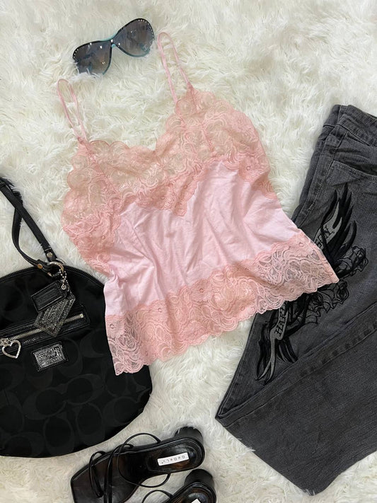 Light Pink Lace Camisole
