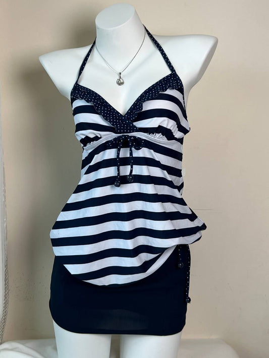 Navy Mini Skirt