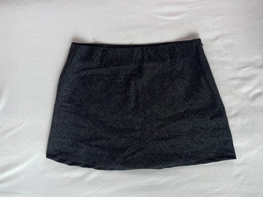 Basic Grey Mini Skirt