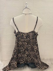 Animal Print Ruffle Cami 2
