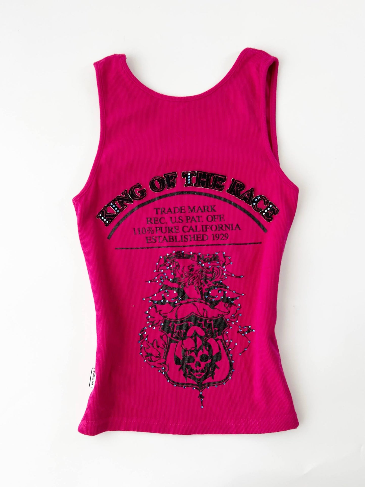 Hot Pink Von Dutch Graphic Tank