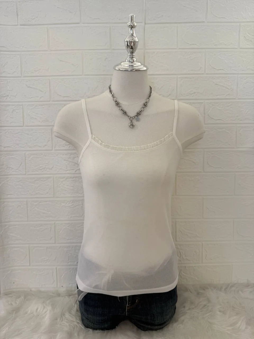 Basic White Camis 1