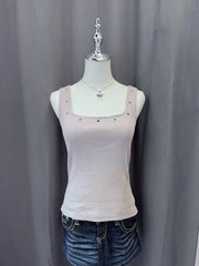 Beige Grommet Tank 1