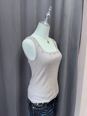 Beige Grommet Tank 2