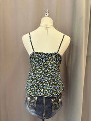 Black & Blue Floral Cami 3