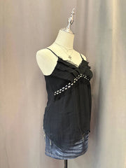 Black Cami with Sequins 2