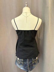 Black Cami with Sequins 3