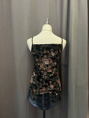 Black Floral Cami 3