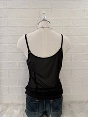 Black Floral Design Camis 2