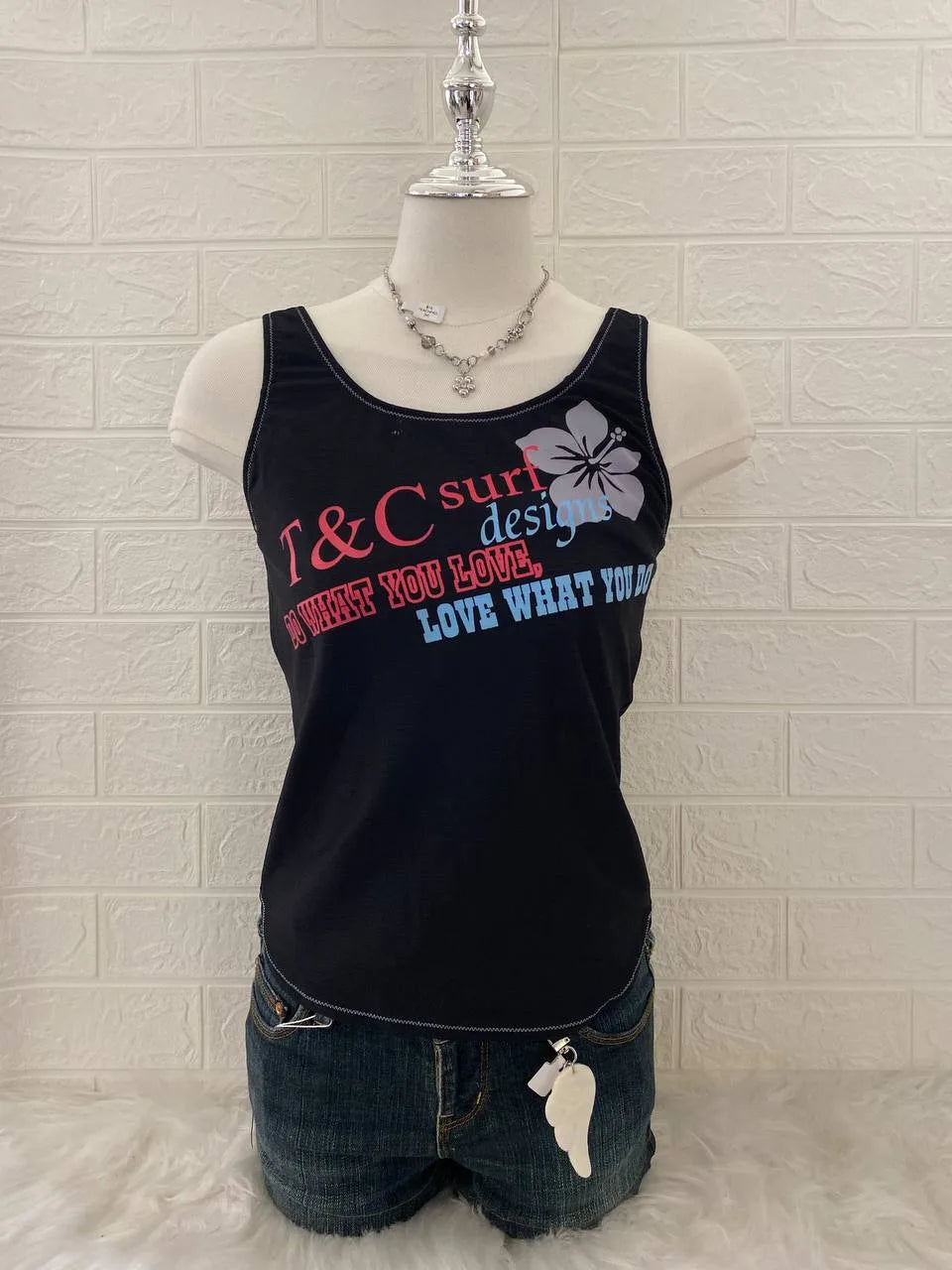 Black Graphic T&C Surf Tank 1