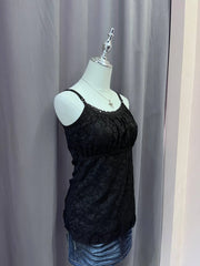 Black Lace Overlay Cami 2