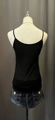 Black Laced Mesh Cami 3