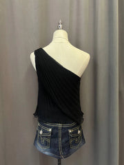 Black One Shoulder Top 3
