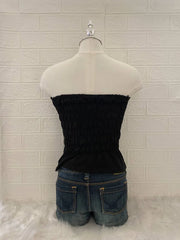 Black Ribbon Tube Top 2