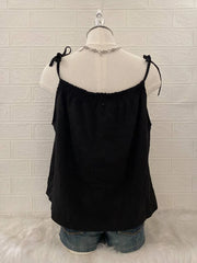 Black Self Tie Cami 2