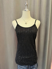 Black Studded Cami 1