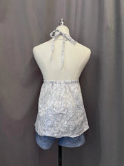 Blue Floral Halter 2