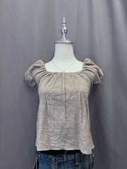Brown Babydoll Blouse 1