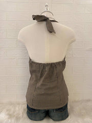 Brown Plaid Halter 2
