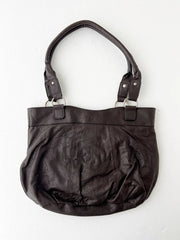 Brown Slouchy Tote Bag 2