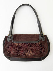 Brown Tapestry Shoulder Bag 2
