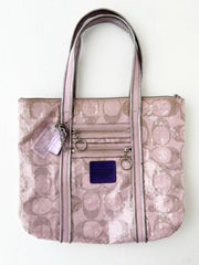 Coach Pink Sequin Tote bag 1