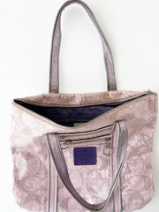 Coach Pink Sequin Tote bag 3