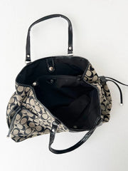 Coach Signature Stripe Tote Bag 3