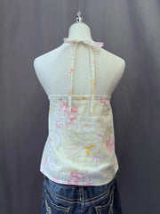 Cream Floral Halter 2