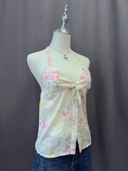 Cream Floral Halter 3