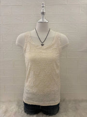 Cream Lace Overlay Cami 1