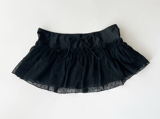 Micro Skirt w Tulle Details