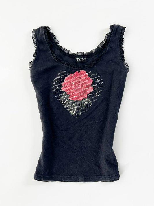 Rose Graphic Tank