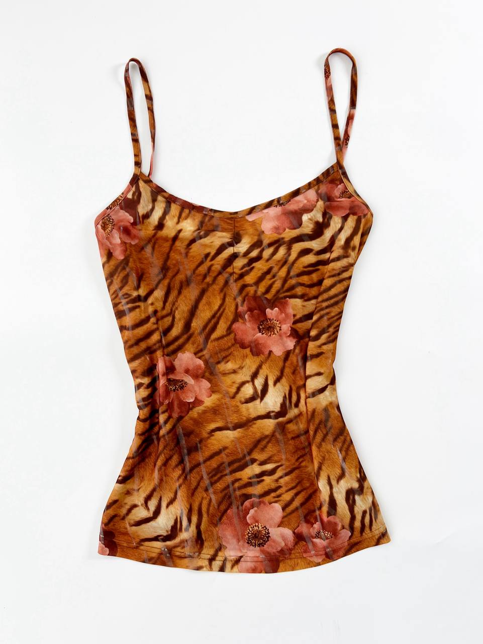 Tiger & Floral Print Cami