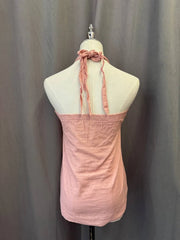 Dusty Pink Embroidered Halter 3