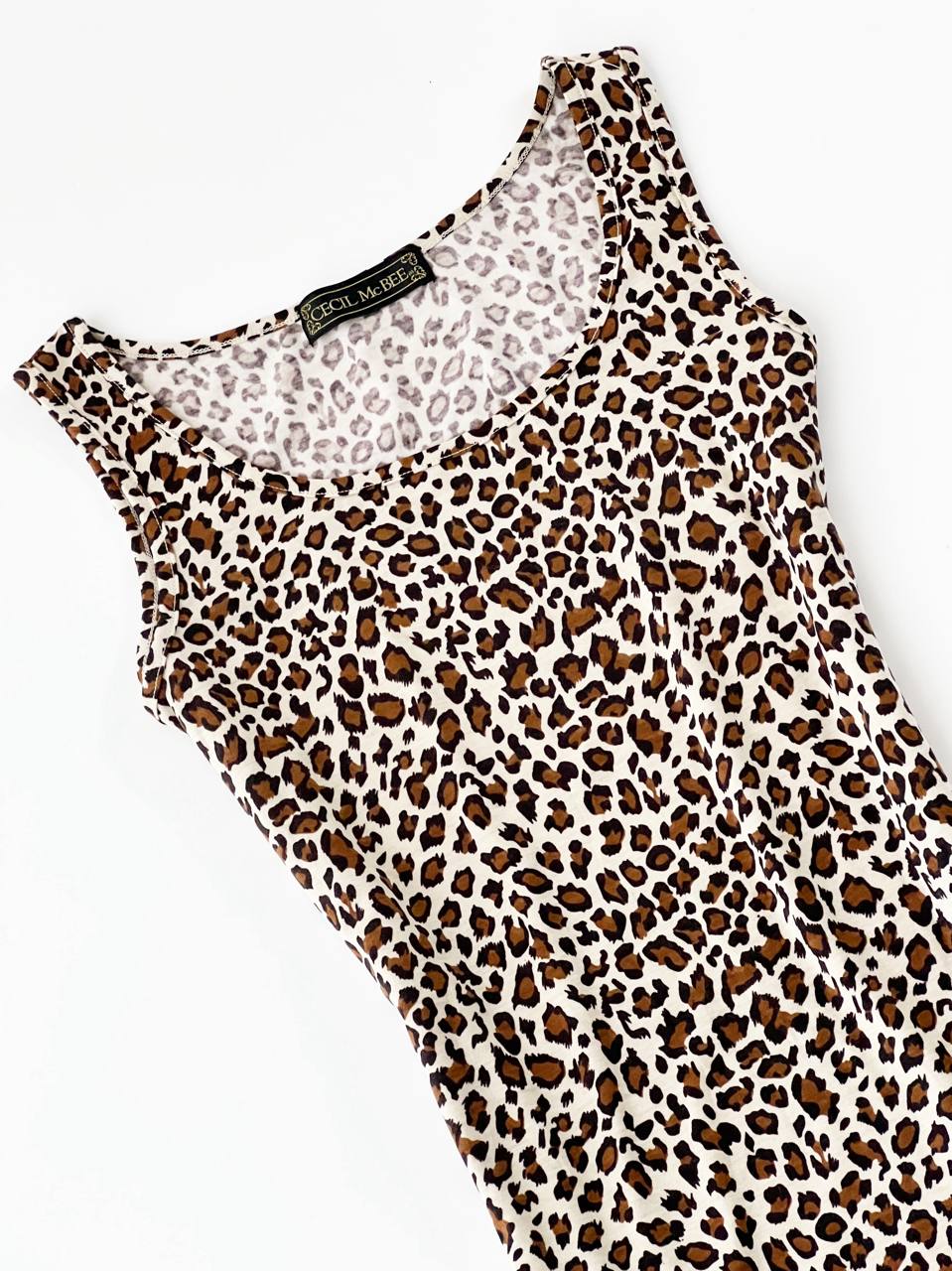 Cecil Mcbee Leopard Print Tank
