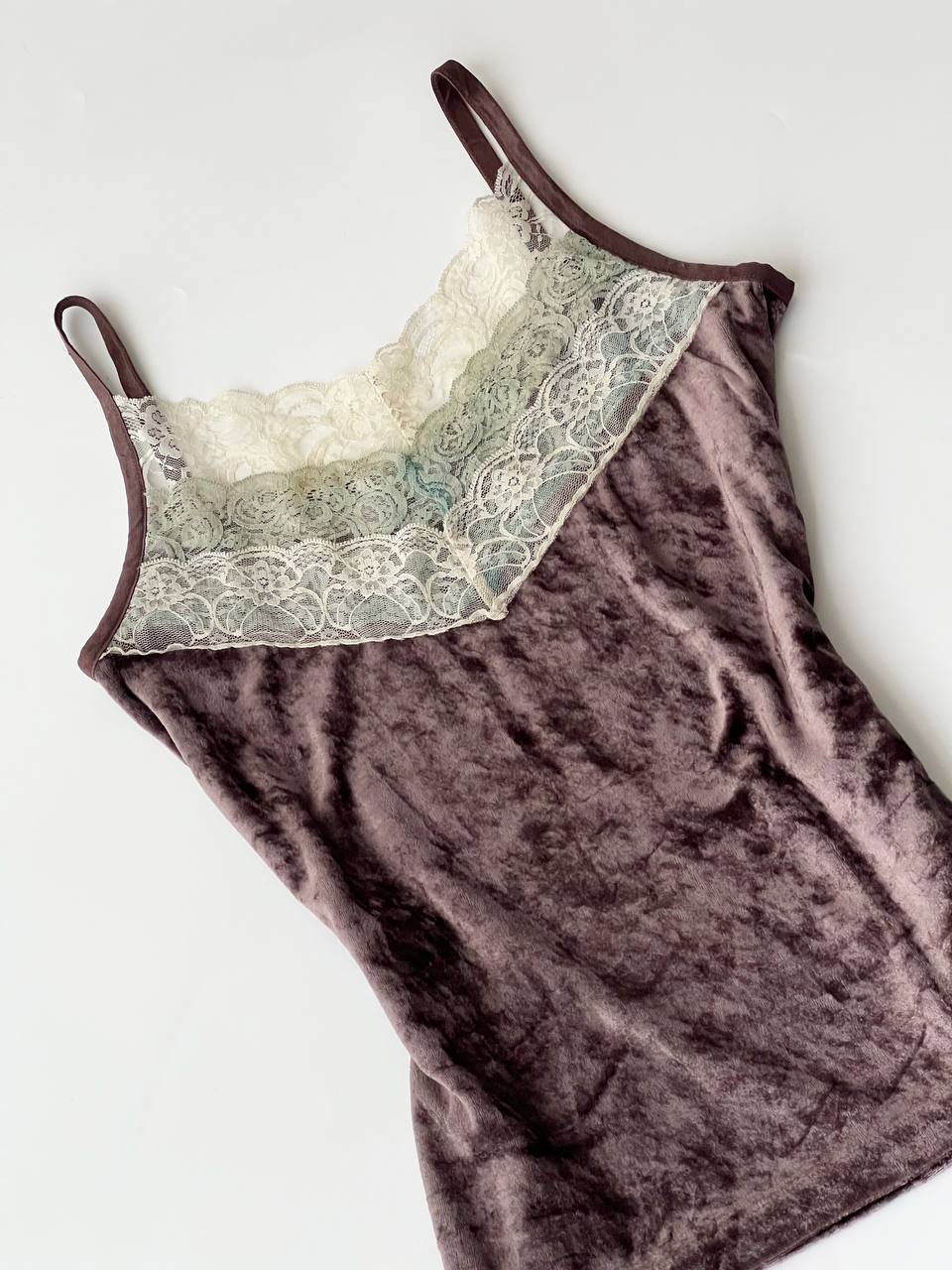 Brown Velvet Cami