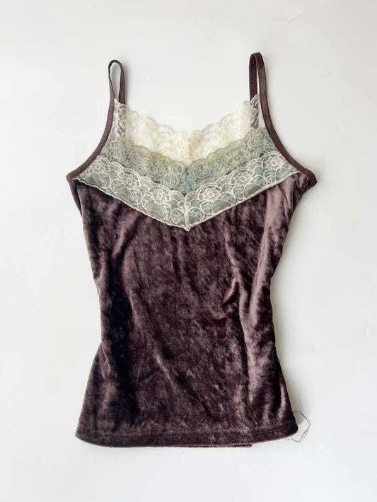 Brown Velvet Cami