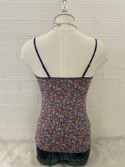 Floral Lace Trim Cami Top 3