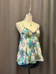 Green and Blue Printed Cami 2
