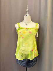 Green Floral Cami 1