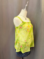 Green Floral Cami 2