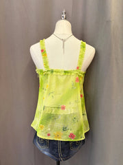 Green Floral Cami 3
