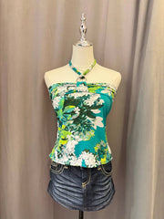 Green Reworked Halter 1