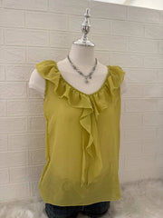 Green Ruffle Top 2