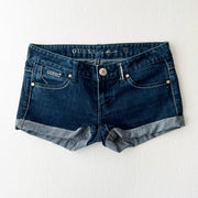 Guess Cuffed Bejeweled Denim Shorts 5