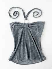 Heather Grey Halter 1